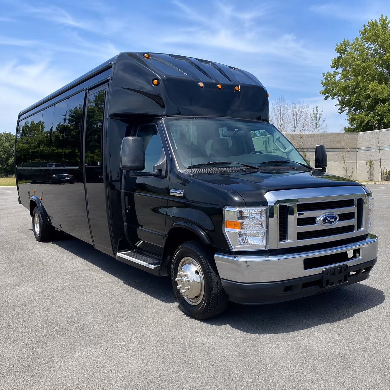 Reno Private Event Transportation party bus exterior