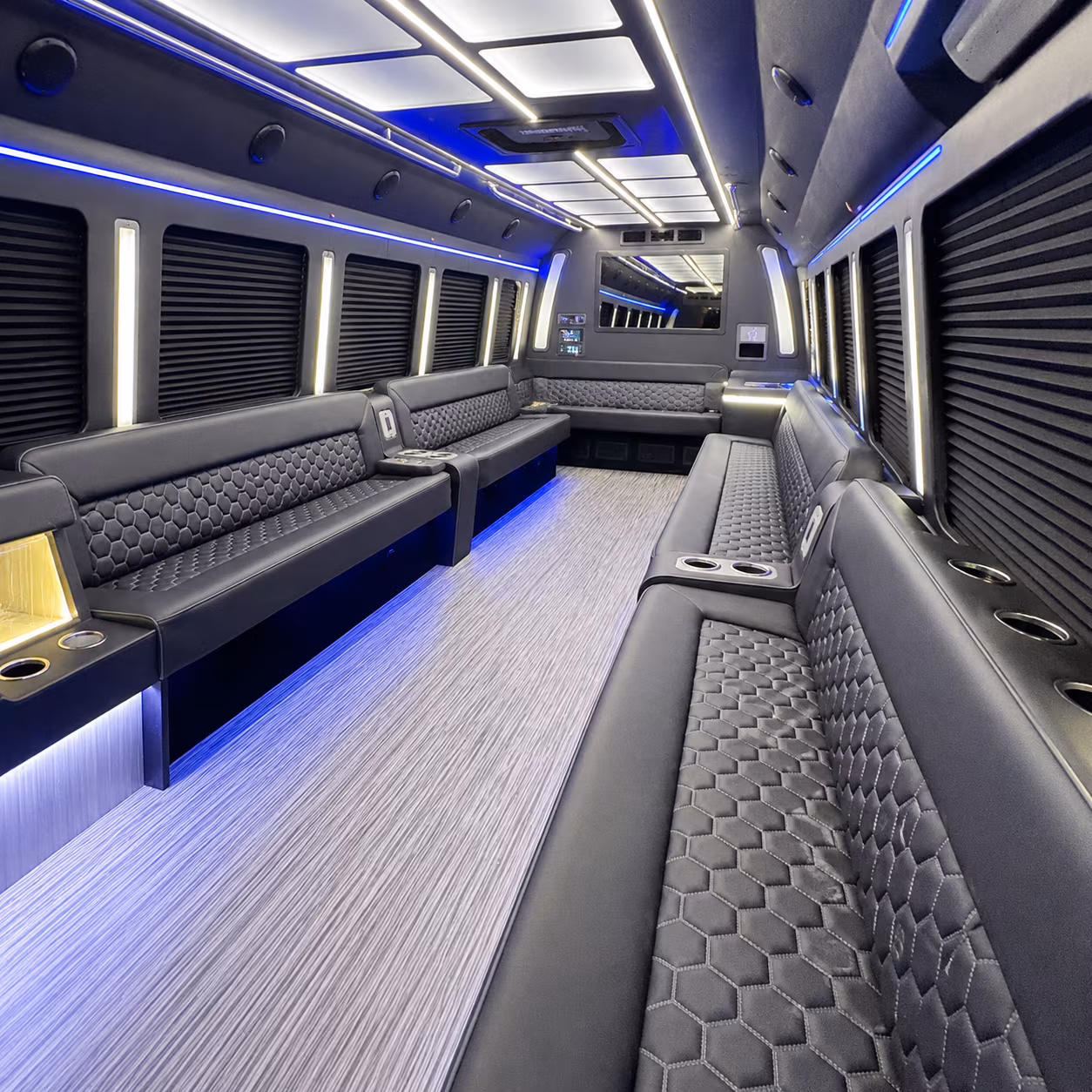 Reno Private Event Transportation party bus exterior