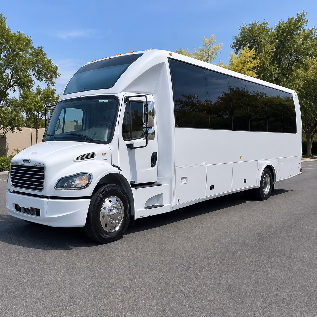 Reno Prom & Homecoming Transportation party bus exterior