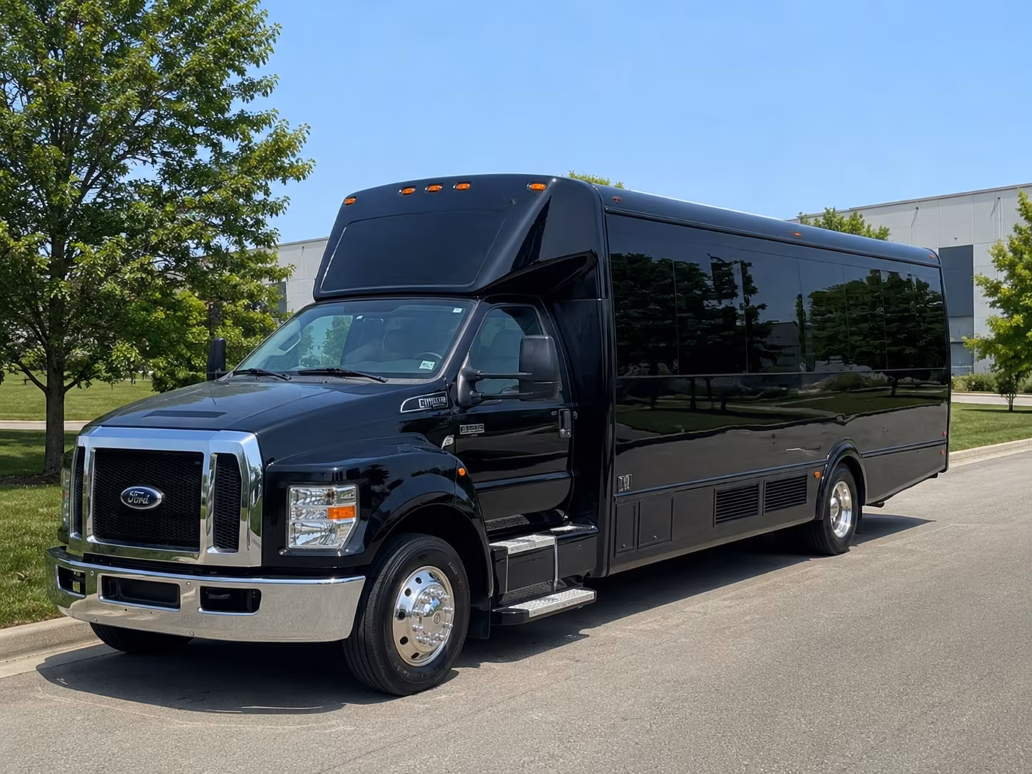 Reno Prom & Homecoming Transportation party bus exterior
