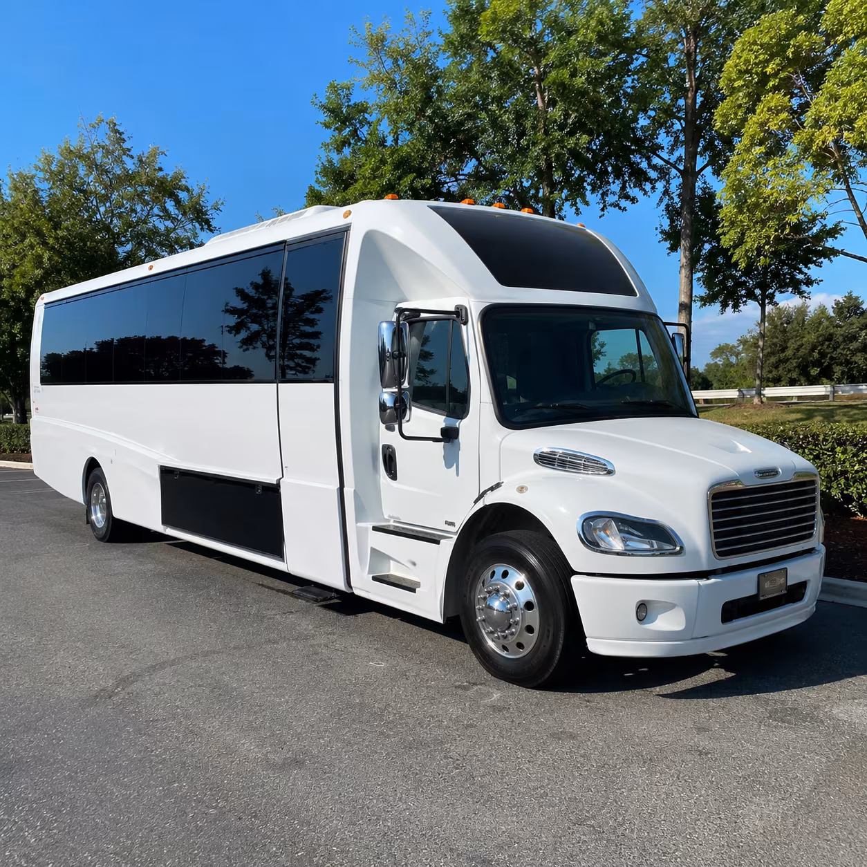 Reno Prom & Homecoming Transportation party bus exterior