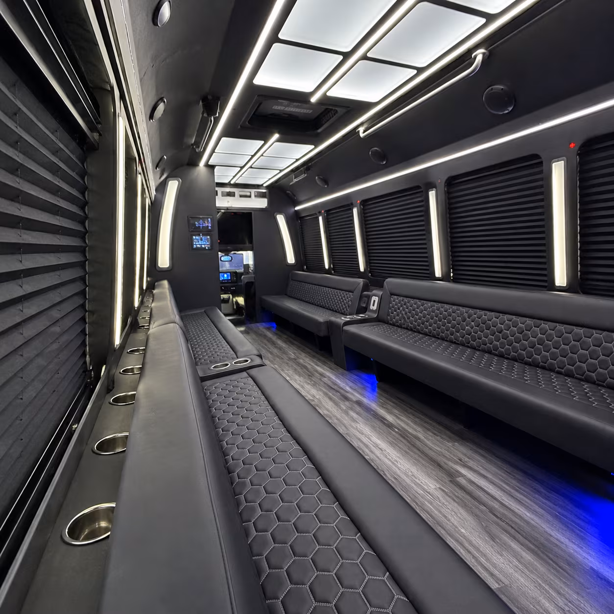 Reno Prom & Homecoming Transportation party bus exterior