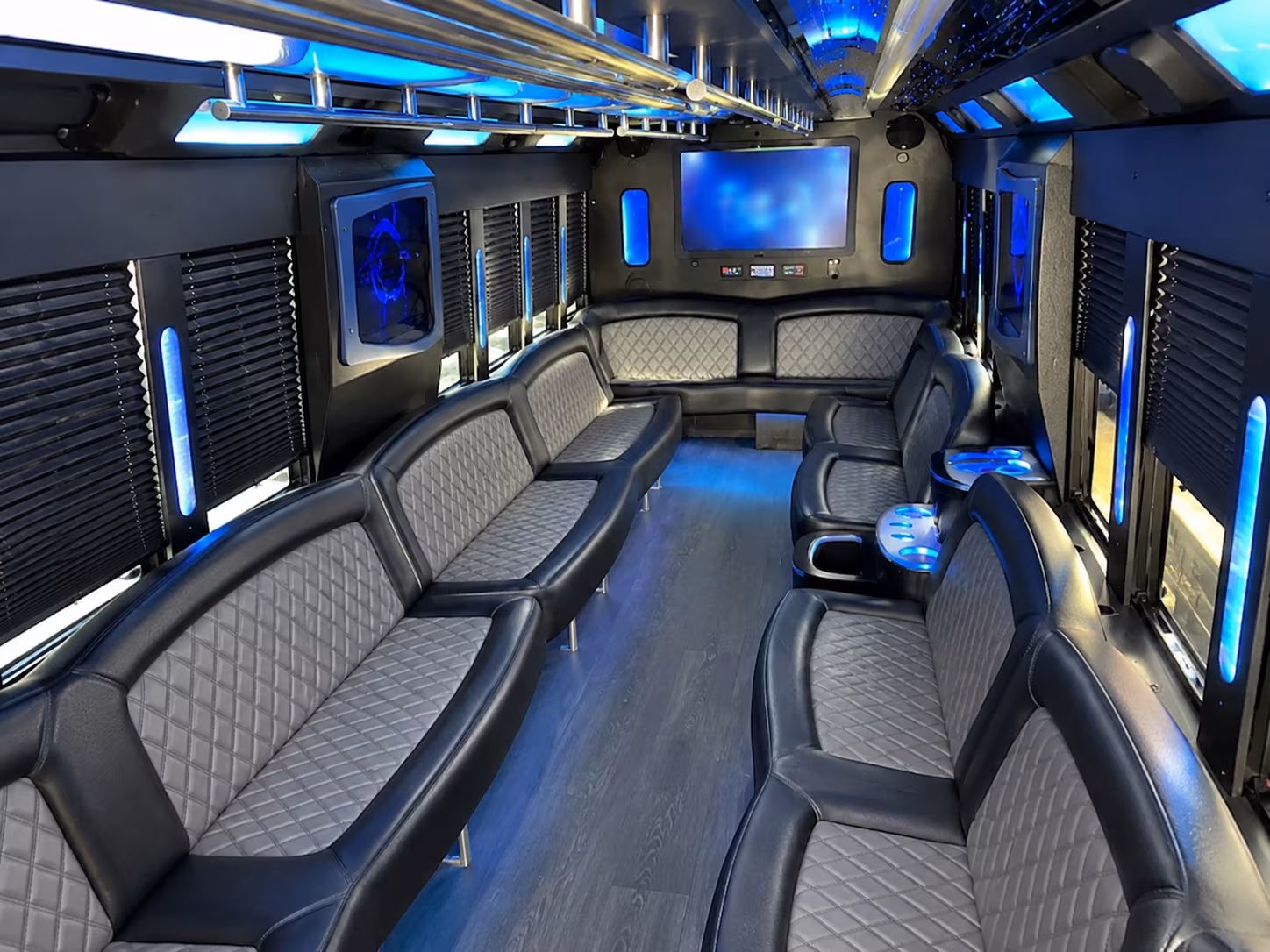 Reno Prom & Homecoming Transportation party bus exterior