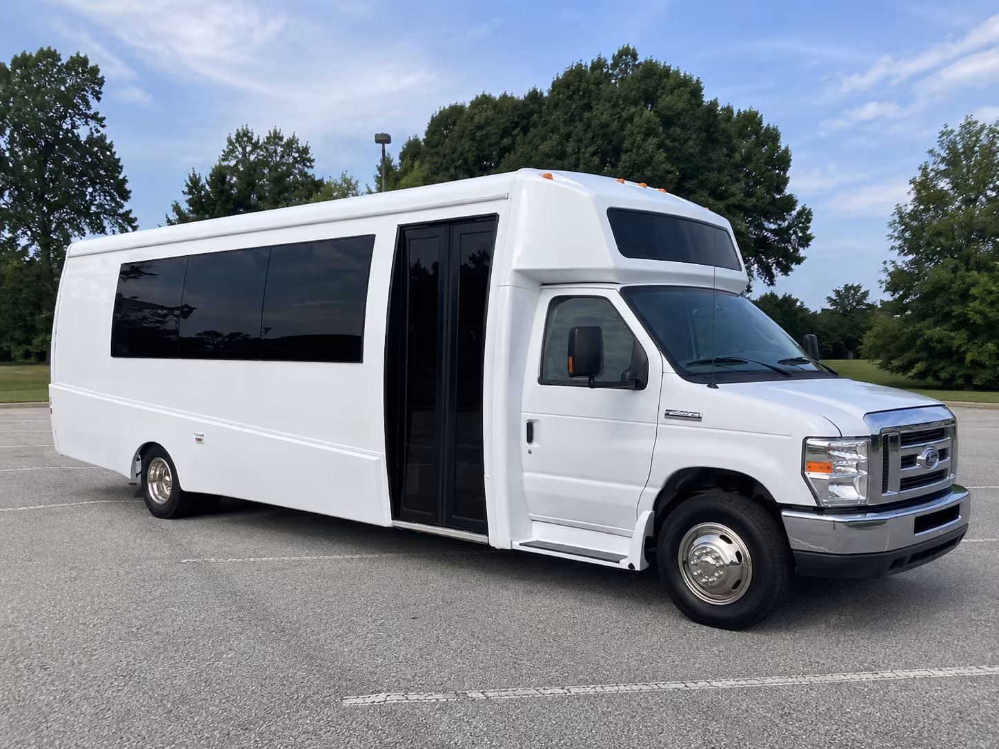 Reno Sporting Event Transportation party bus exterior