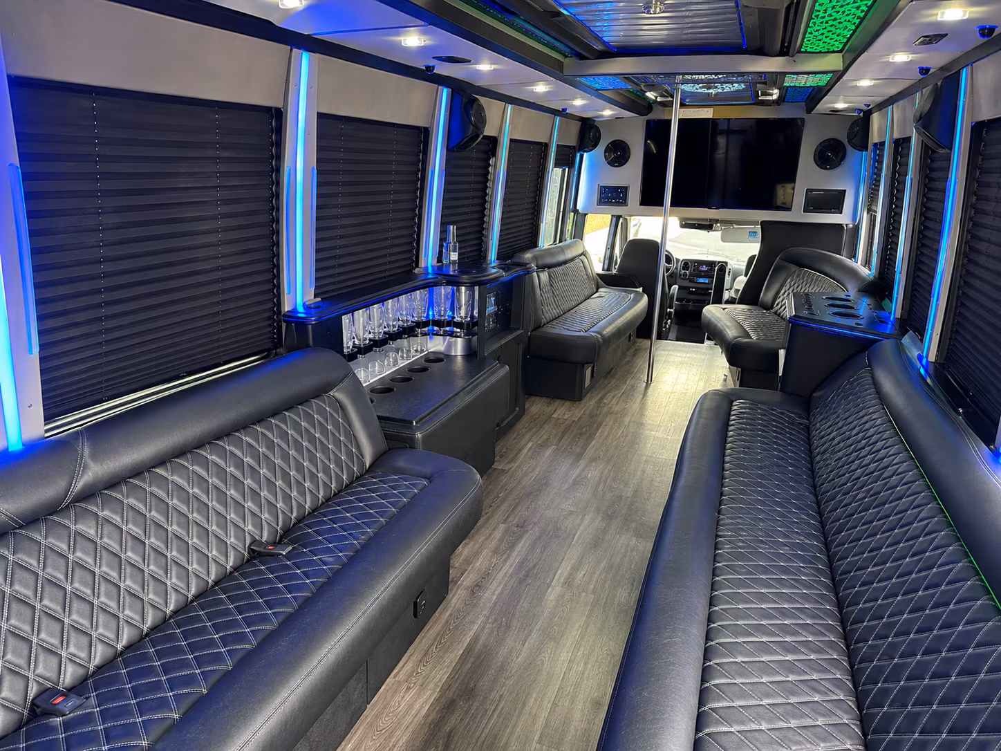 Reno Sporting Event Transportation party bus exterior