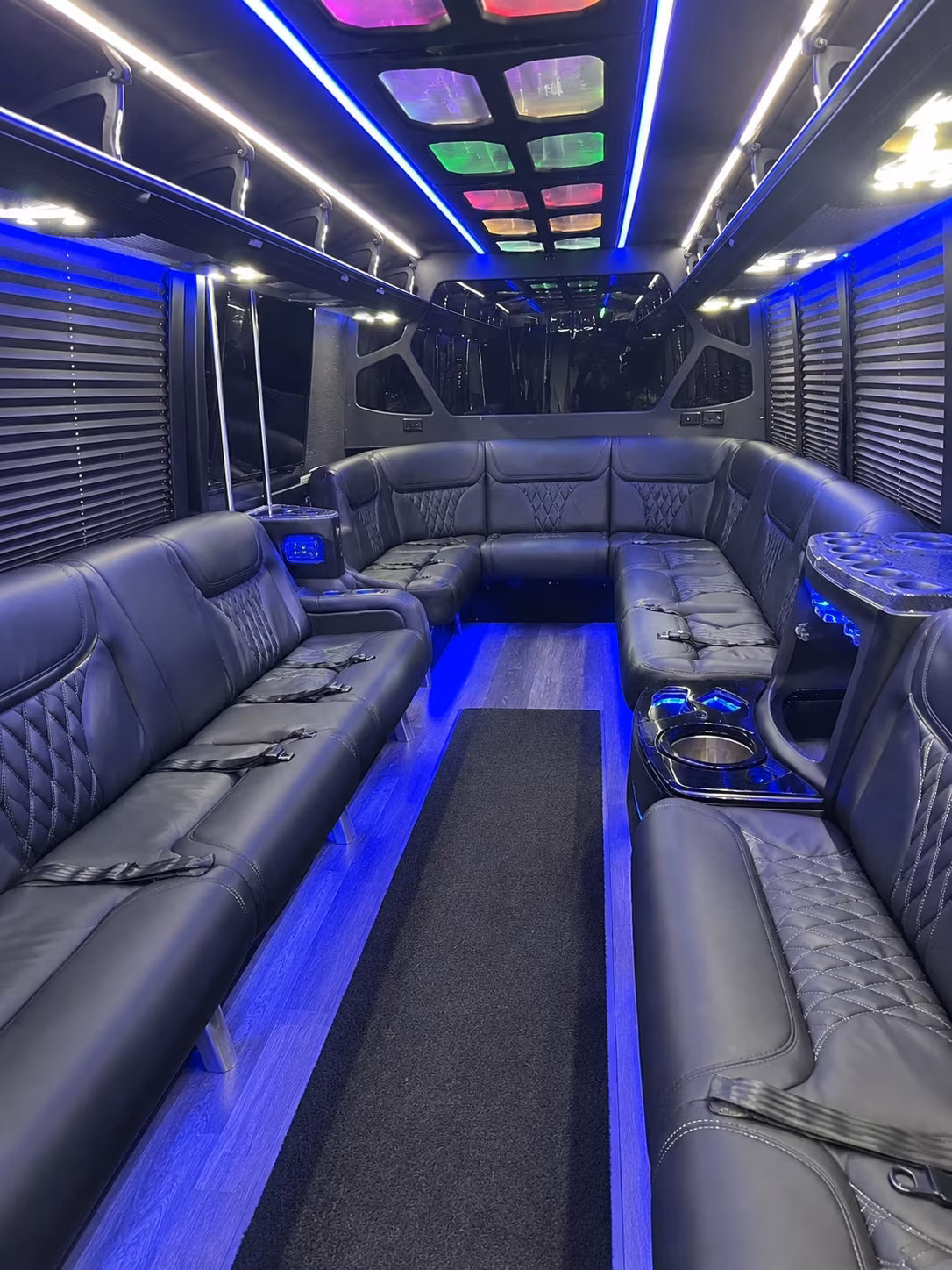 Reno Wedding Transportation party bus exterior