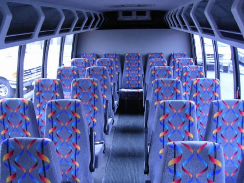 Roseville 15-35 Passenger Minibuses Interior